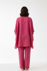 Marina Set Pink Grid