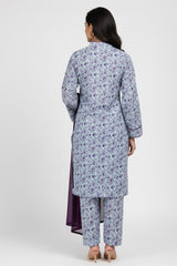 Slub Khaddar Print 3PC