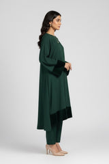 Emerald Karandi Velvet Set