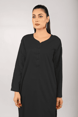 Black Lawn Cotton Solid 2PC