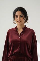 Luxe Comfort: Maroon