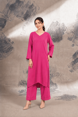 Karandi Ease Set Fuschia