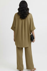 Relaxed Blend Set Camel Khaki