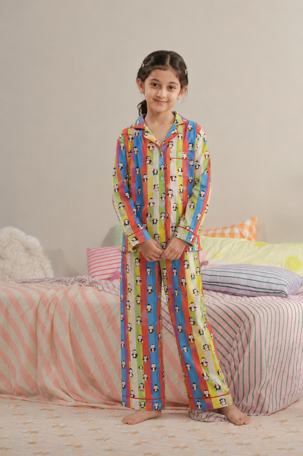 Rainbow Wadd Linen PJ Set