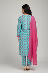 Slub Khaddar Print 3PC