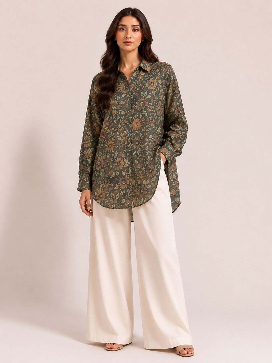 Printed Lawn Shirt