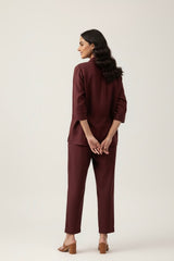 Breezy Blend Set Maroon