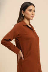 Rust Dobby Cotton Set