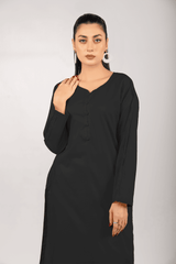 Black Lawn Cotton Solid 2PC