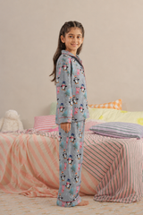 Penguin Parade Linen Night Suit