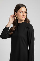 Black Stripe Viscose Set