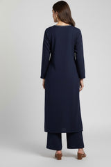 Deep Navy Pearl Viscose Set