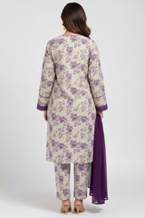 Slub Khaddar Print 3PC