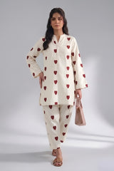 White Hearts Set