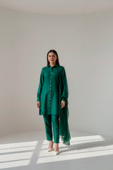 Dobby Cambric Emerald 3PC