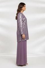 Lilac Sequin Set
