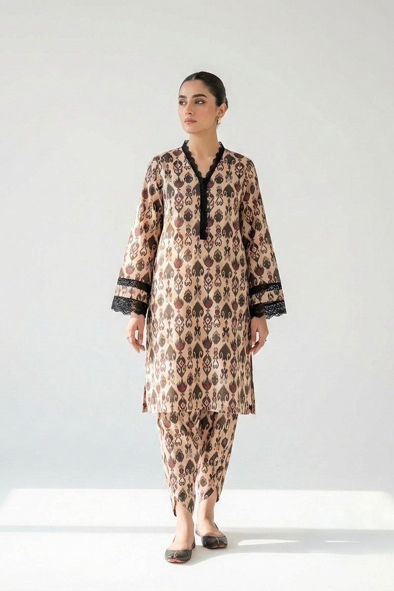 Printed Lawn Coord Set