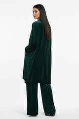 Velvet Coord Set Emerald