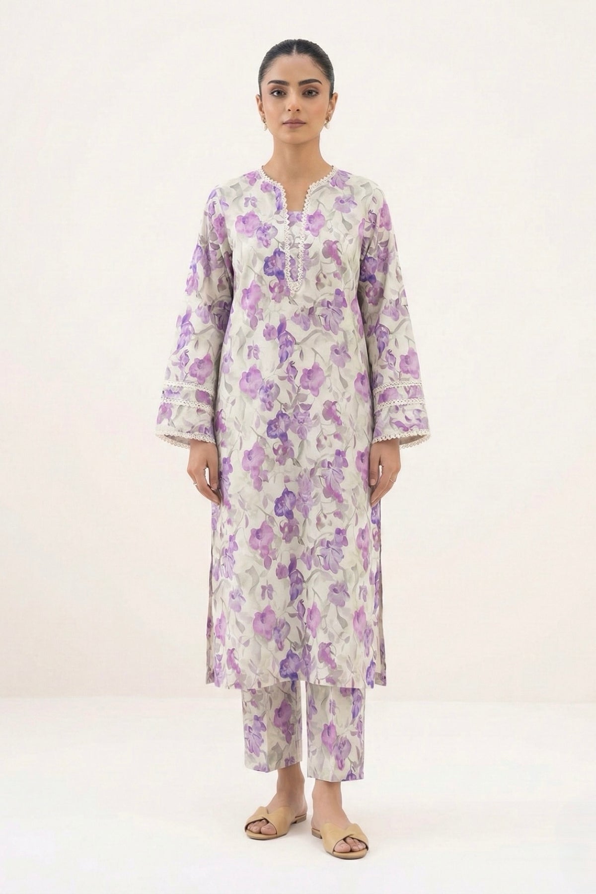 Printed Lawn Coord Set