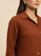 Rust Dobby Cotton Set