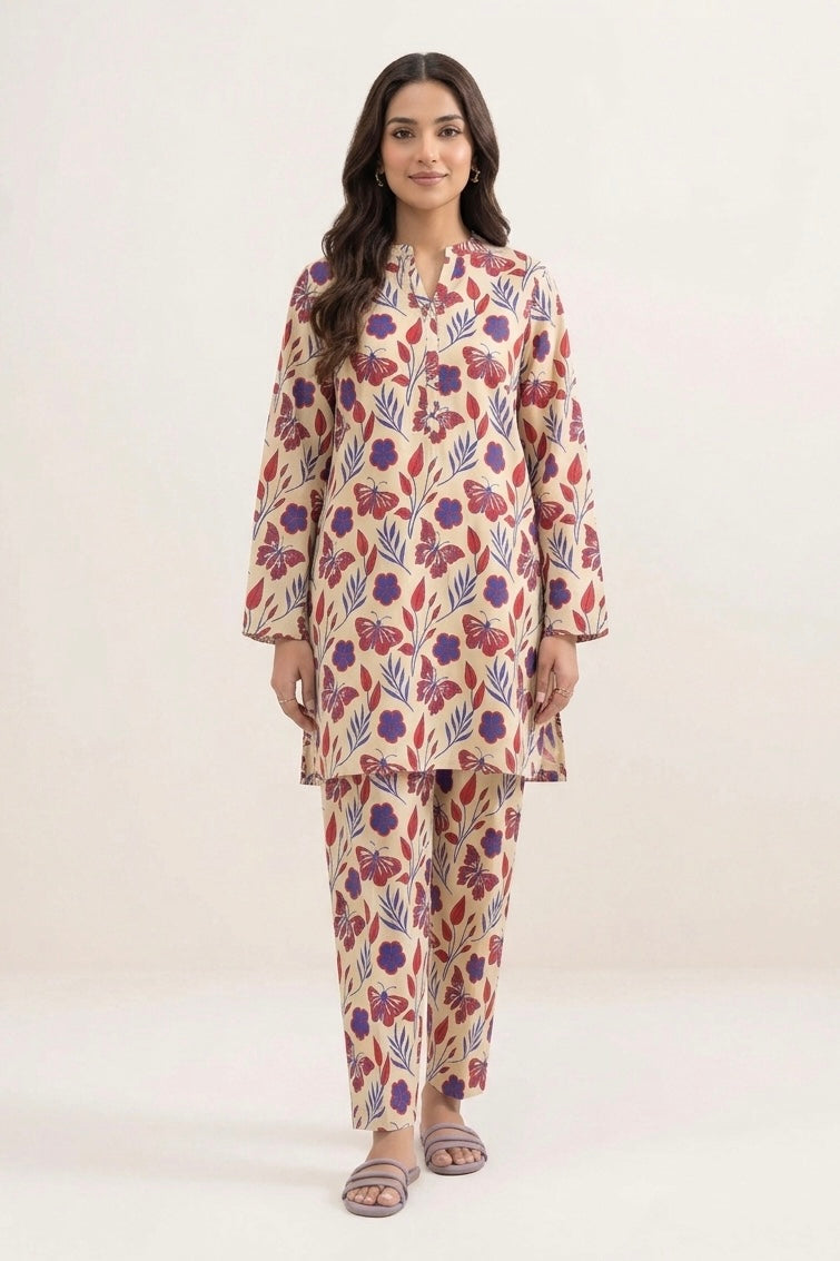Printed Lawn Coord Set