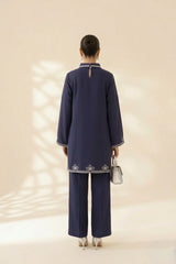 Navy Blend Embellished Set