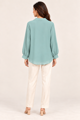 Pearl Top Sage Green