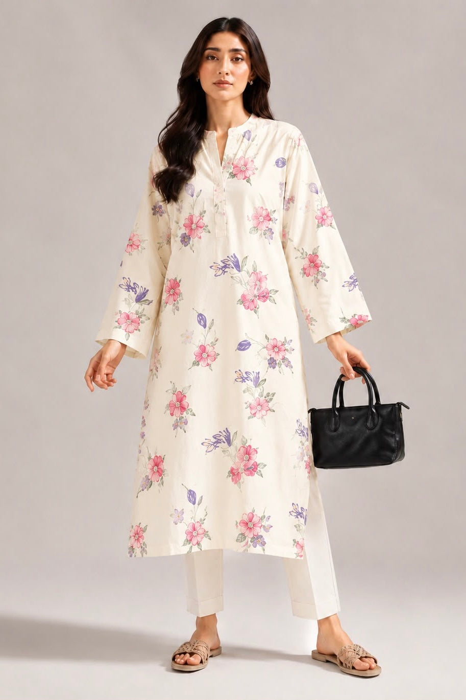 Printed Lawn Coord Set