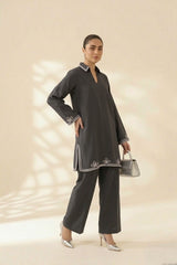 Charcoal Blend Embellished Set