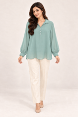 Pearl Top Sage Green