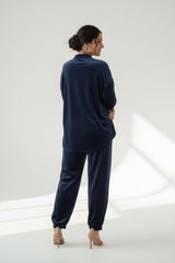 Luxe Comfort: Navy