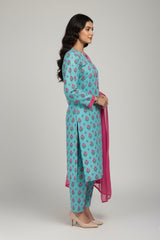 Slub Khaddar Print 3PC