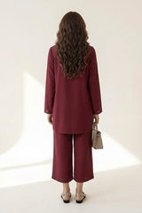 Burgundy Grace Coord Set
