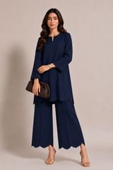 The Scallop Edit - Navy