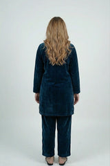 Teal Velvet Coord Set