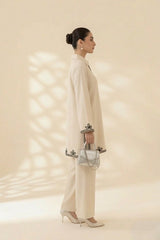 Beige Blend Embellished Set