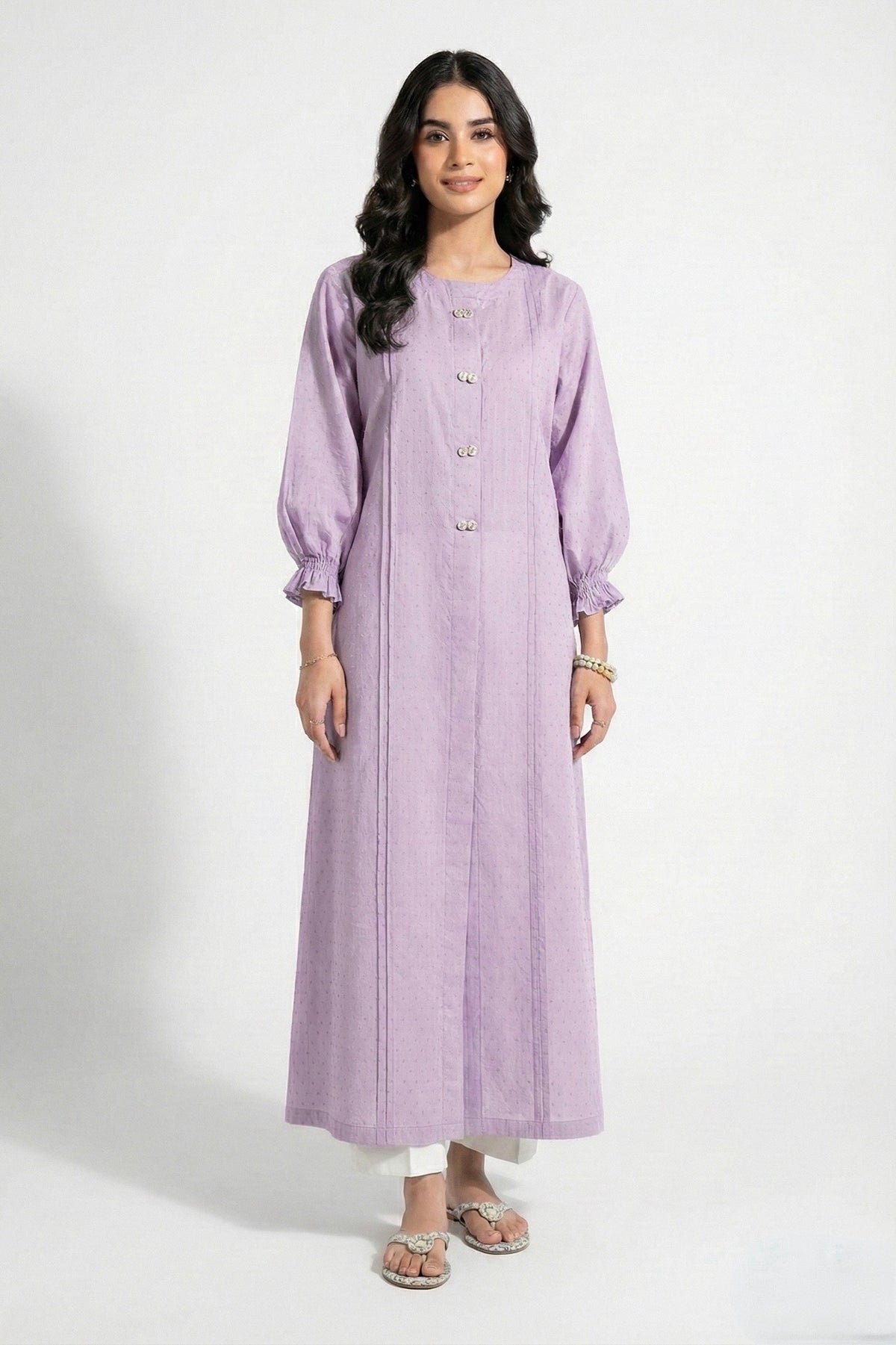 Dobby Lawn Light Purple Shirt