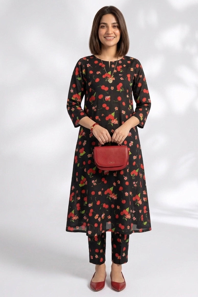 Printed Lawn Coord Set