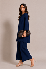 The Scallop Edit - Navy