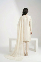 Korean Silk Ivory 3PC