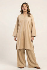 Wool Set Beige Brown