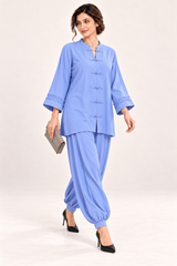 Poise Co-ord Set – Periwinkle Blue