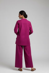 Magenta Dobby Cotton Set