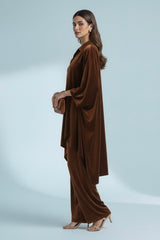 Relaxed Brown Velvet Set