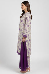 Slub Khaddar Print 3PC