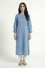 Dobby Lawn Blue Shirt