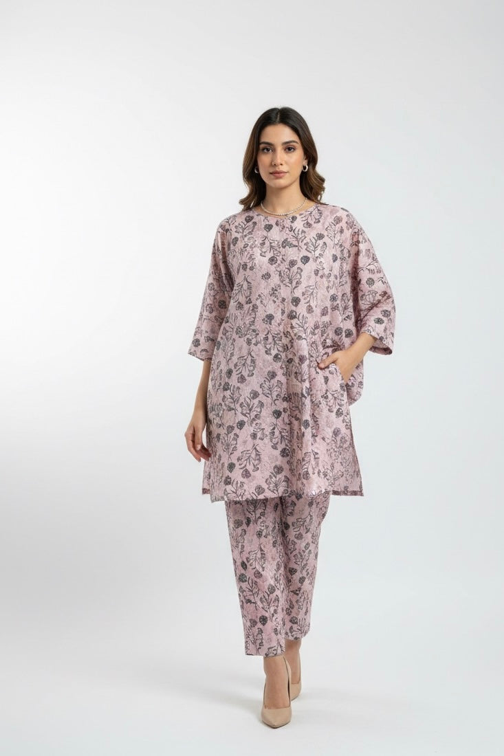 Printed Lawn Coord Set