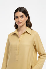 Relaxed Light Yellow Karandi Set