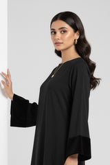 Black Karandi Velvet Set