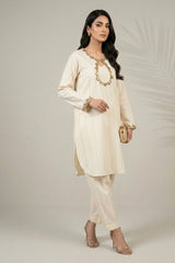 Ivory Lawn Embellished Set